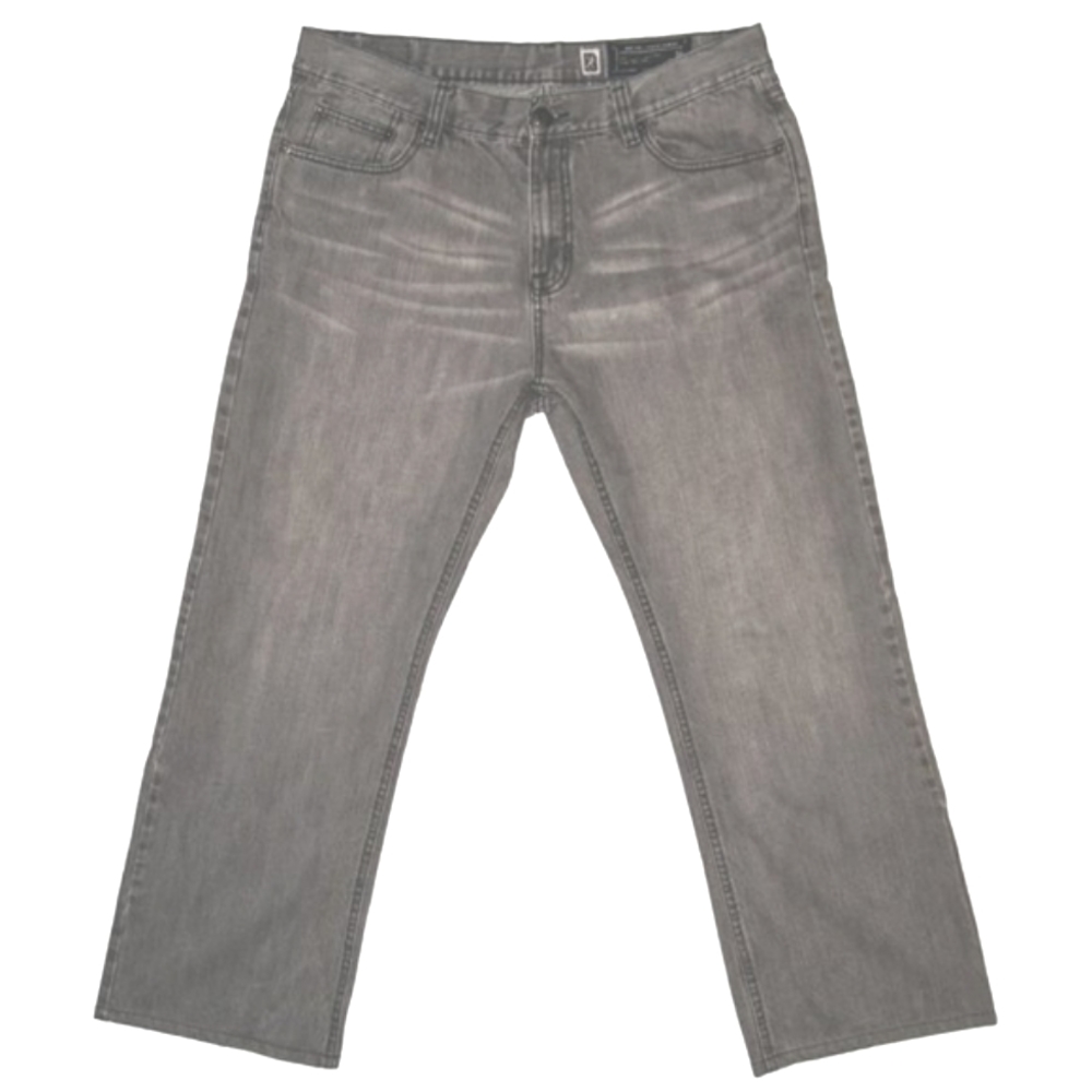Marc Ecko Cut & Sew Y2K Size 36" 100% Cotton Grey Denim Jeans